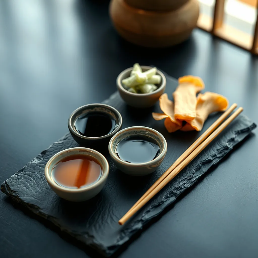 寿司に欠かせない薬味と調味料。醤油、わさび、ガリの正しい使い方で味わいが変わる 寿司に欠かせない薬味と調味料。醤油、わさび、ガリの正しい使い方で味わいが変わる