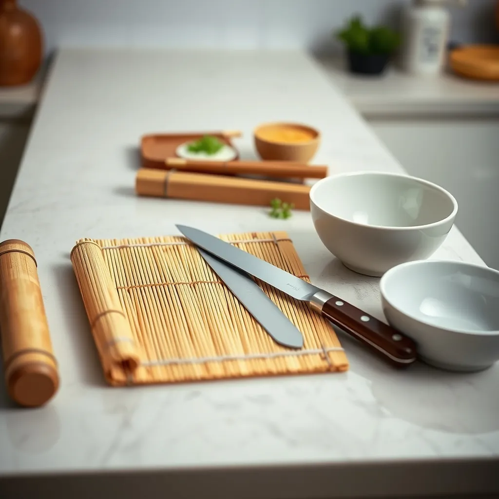 寿司作りに必要な道具一式