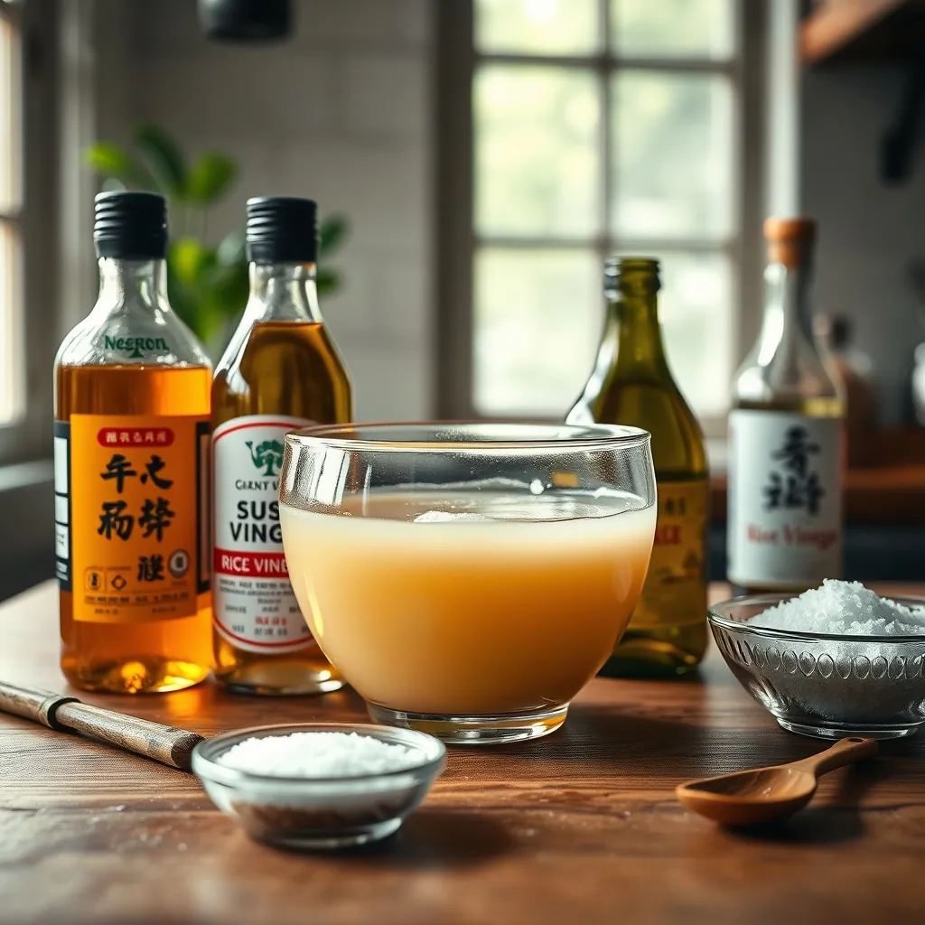 手作り寿司酢の材料セット