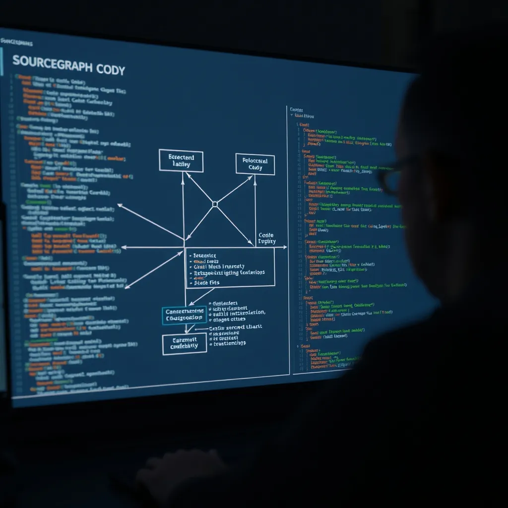 Sơ đồ Sourcegraph Cody phân tích toàn bộ codebase để tìm kiếm và sửa lỗi thông minh Sơ đồ Sourcegraph Cody phân tích toàn bộ codebase để tìm kiếm và sửa lỗi thông minh