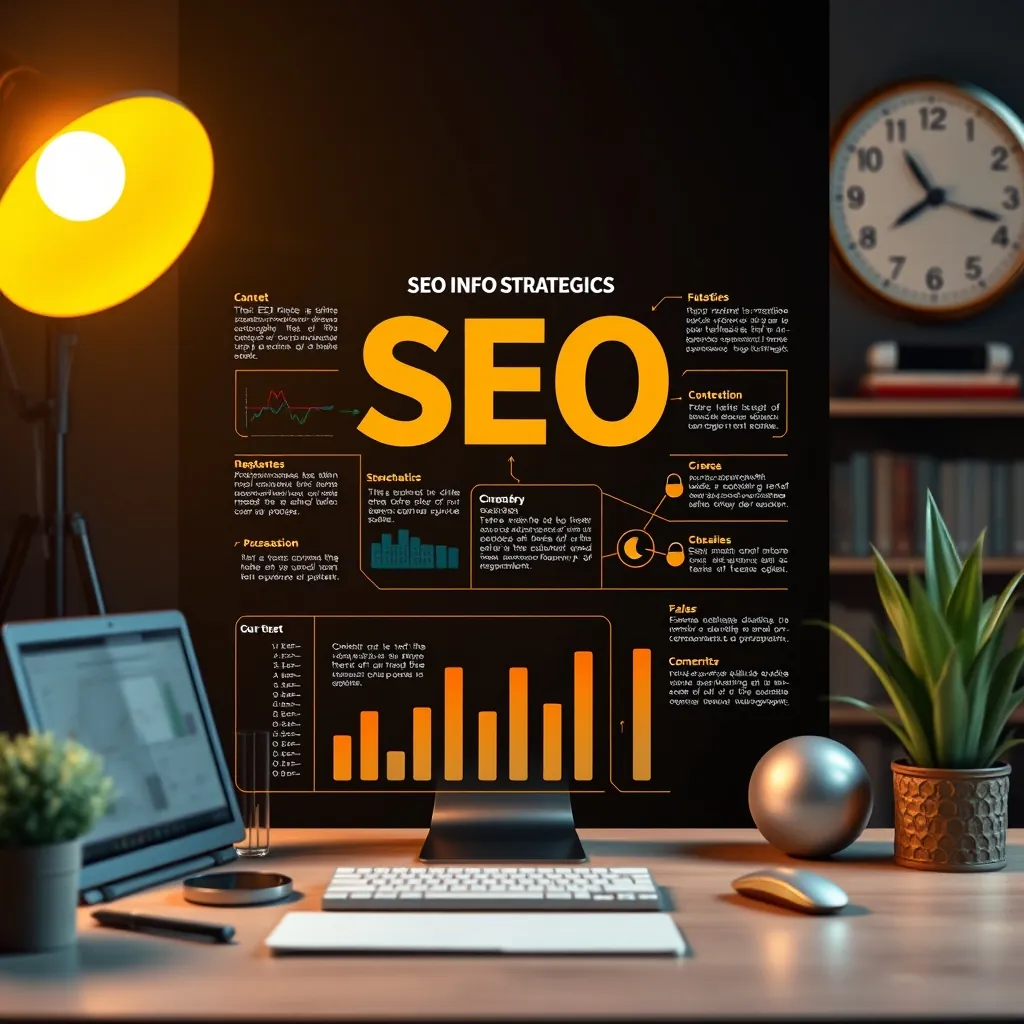 Một đồ họa tóm tắt về các chiến lược SEO Summary infographic seo