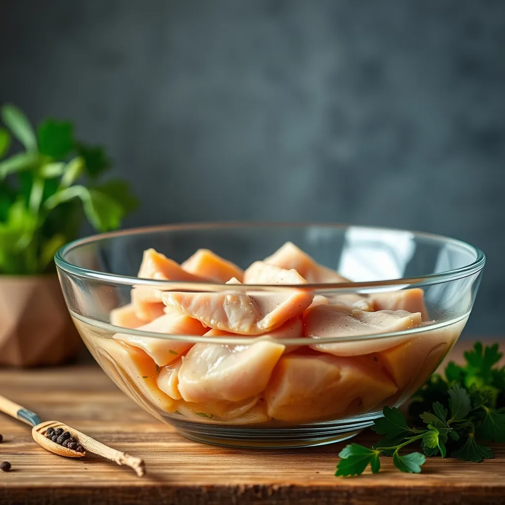 Thịt ba chỉ được ướp cùng sả, tỏi, hành tím, mật ong và tiêu đen cho món bún chả Hà Nội Thịt ba chỉ được ướp cùng sả, tỏi, hành tím, mật ong và tiêu đen cho món bún chả Hà Nội