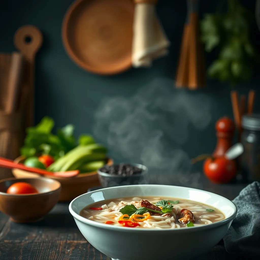 Mẹo làm phở gà ngon Tips making delicious