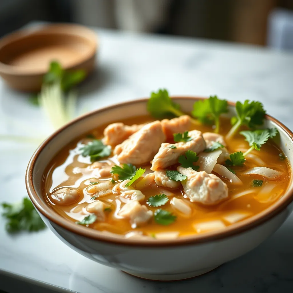 Mẹo làm phở gà ngon Tips making delicious