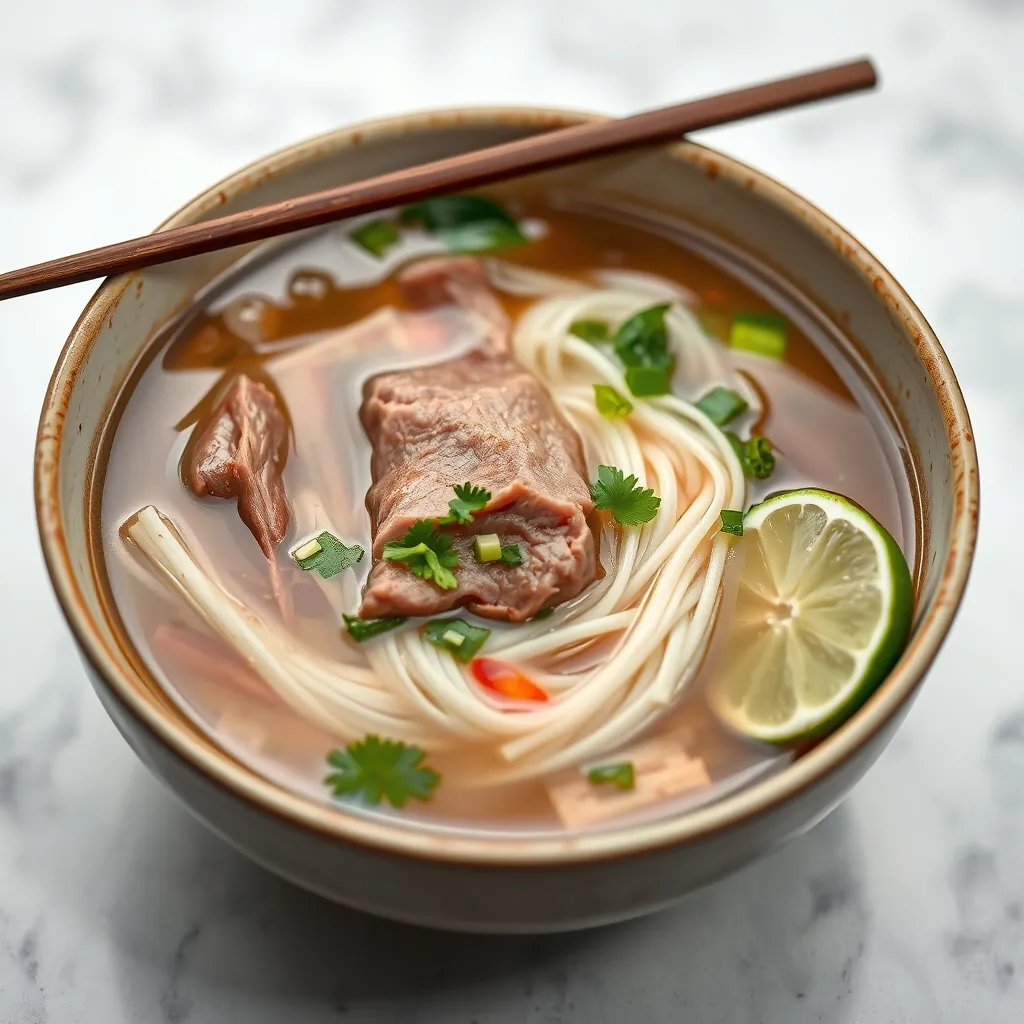 Traditional vietnamese pho
