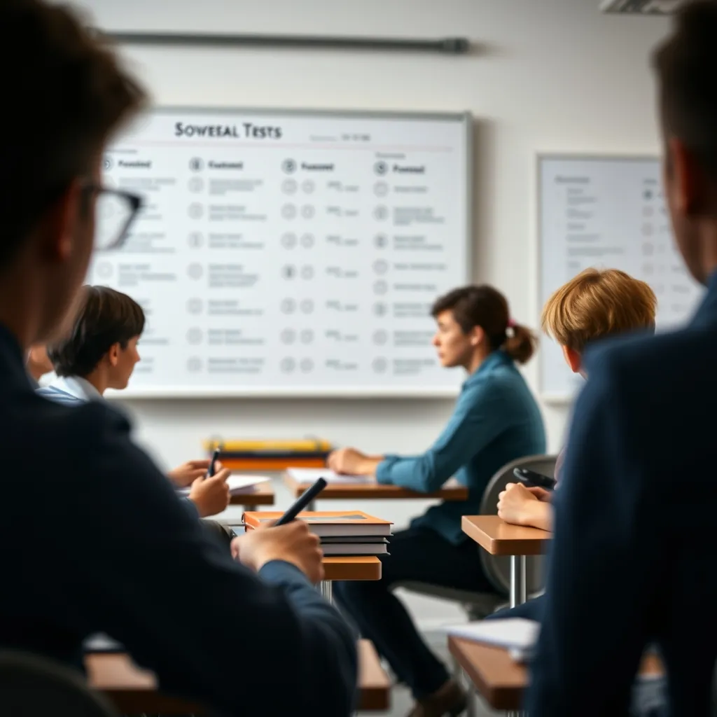 Types tests education