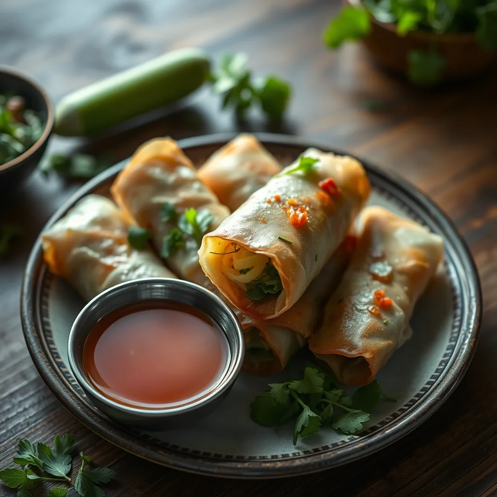 Vietnamese fried spring