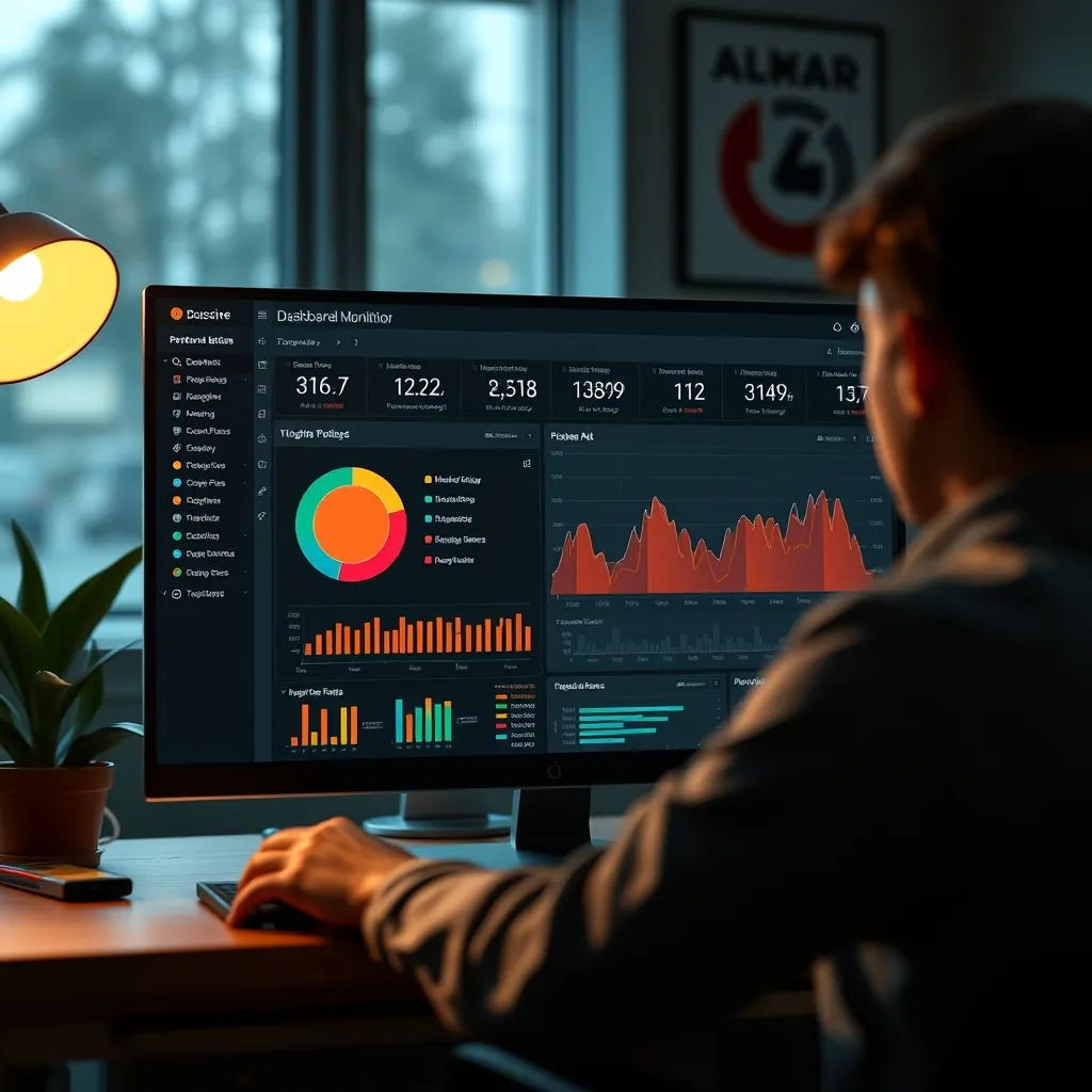 Bảng điều khiển theo dõi hiệu suất trang web Website performance monitoring