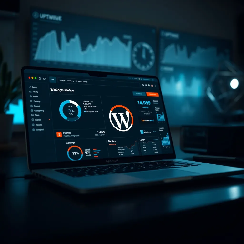 Wordpress dashboard laptop