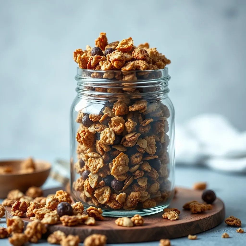 Công thức granola không chứa gluten. Công thức granola không chứa gluten.