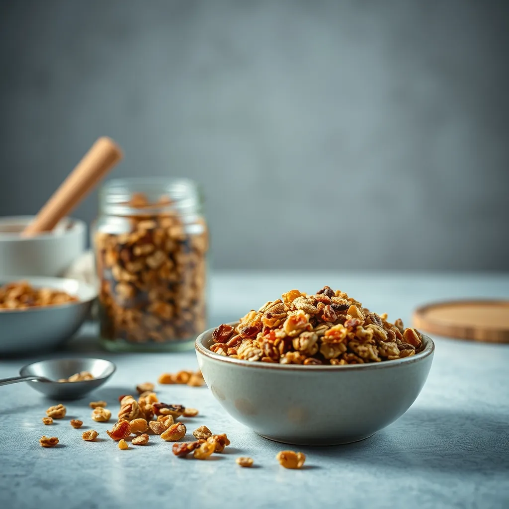Hướng dẫn chi tiết từng bước làm granola yến mạch. Hướng dẫn chi tiết từng bước làm granola yến mạch.