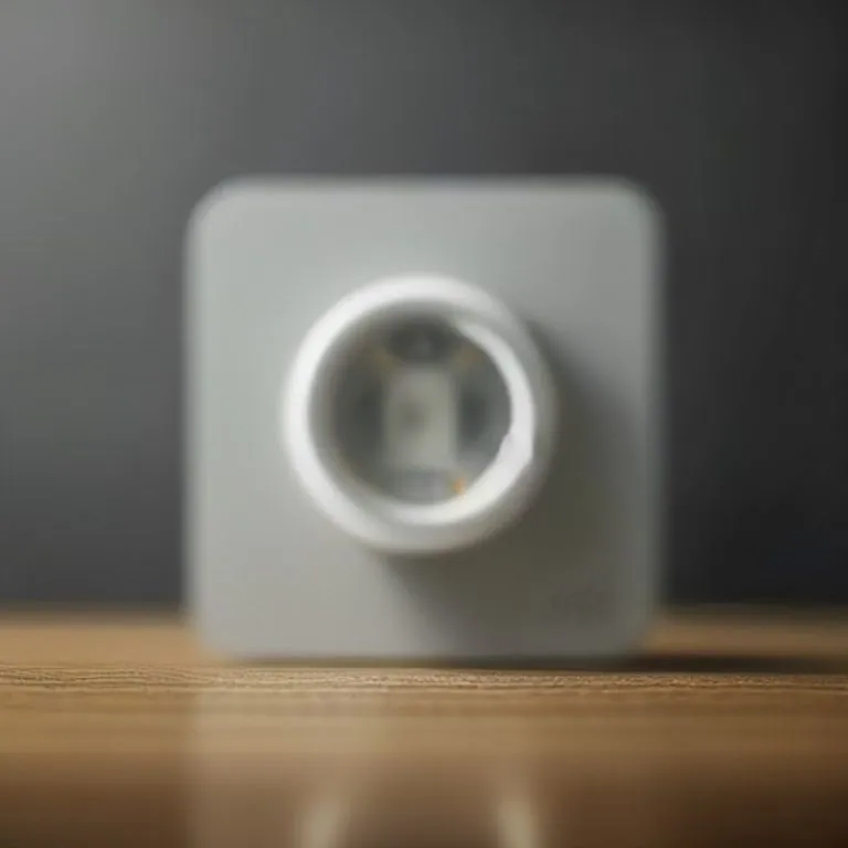 Smart plug in action with a lamp connected