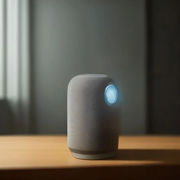 Smart speaker controlling a home environment.